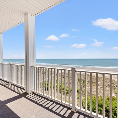 Gorgeous Oceanfront View of Beach and Ocean