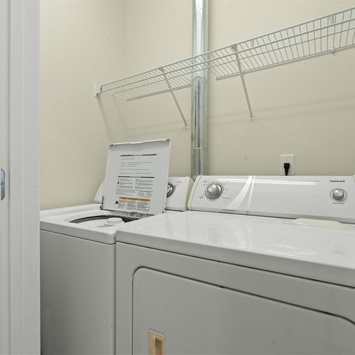 Washing and Dryer located on 1st Floor