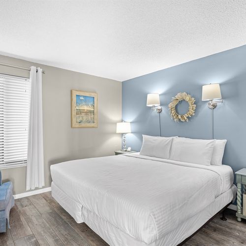 King Size Bed in Second Bedroom