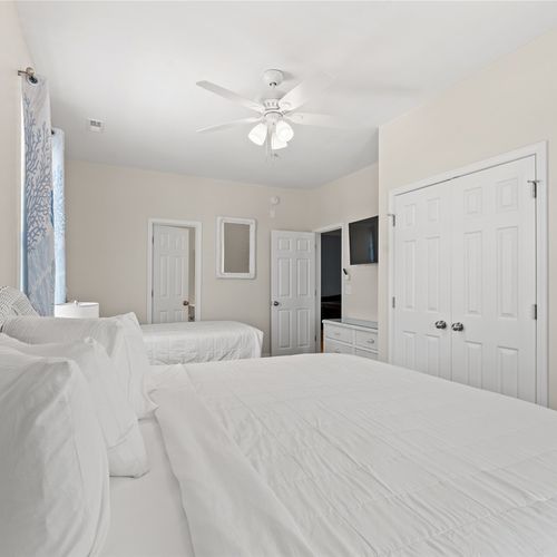 2nd floor room with King and twin bed