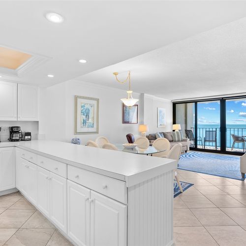 Counter Space for Meal Preparation with Amazing View