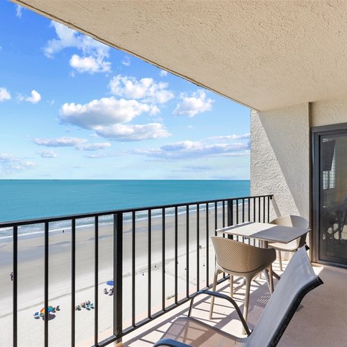 Amazing Oceanfront View from Private Balcony