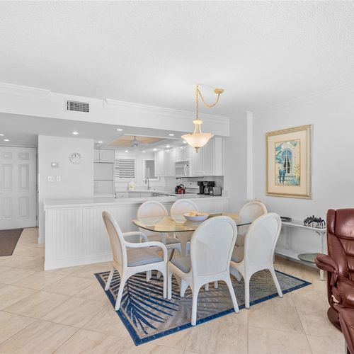 View into Dining and Kitchen Area