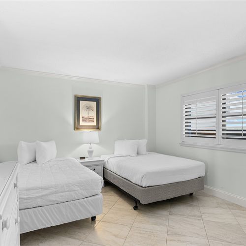 Second Bedroom has 2 Double  Beds