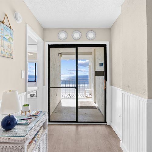 Entrance to Ocean Front Balcony