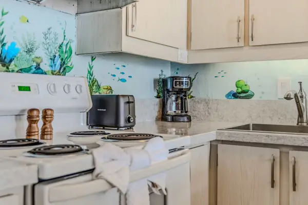Clean Modern Counters Packed With Premium Guest Amenities