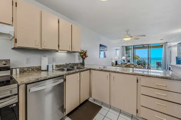 Bright Coastal Kitchen With Ocean Views