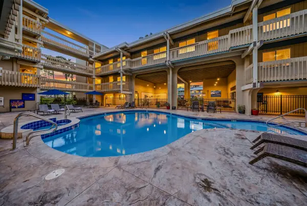 Resort Style Pool After Dark