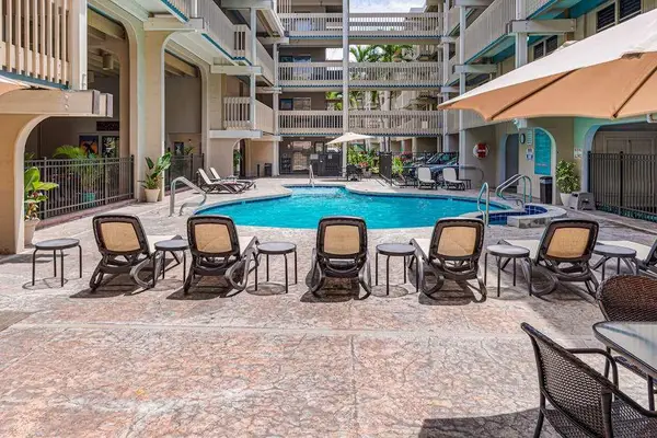 Poolside Lounging In Paradise