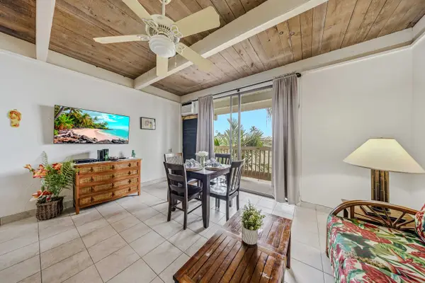 Bright Coastal Living Area Complete With High Vaulted Ceilings