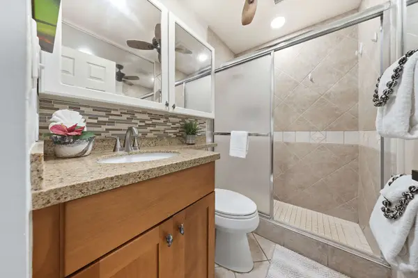 Full bathroom with a spacious walk-in shower