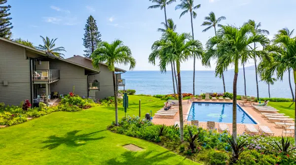 Oceanfront lawn with stunning coastal scenery
