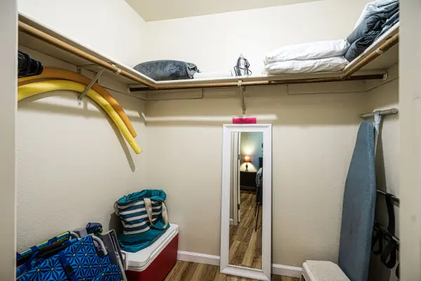 Convenient Walk-In Closet With Ample Storage