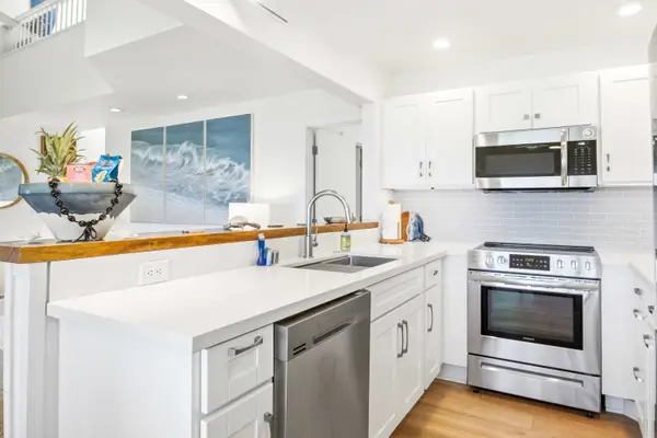 Contemporary kitchen with open layout