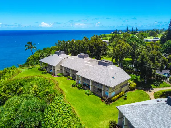 Coastal residence surrounded by lush gardens
