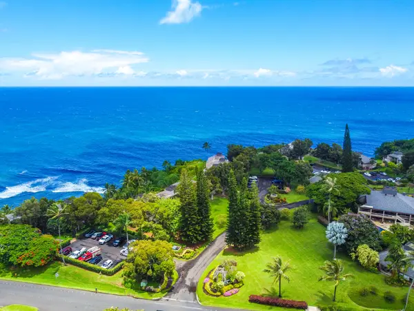 Scenic aerial view of the island coastline
