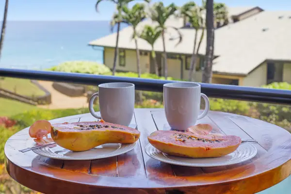 Morning Coffee With Ocean Breezes