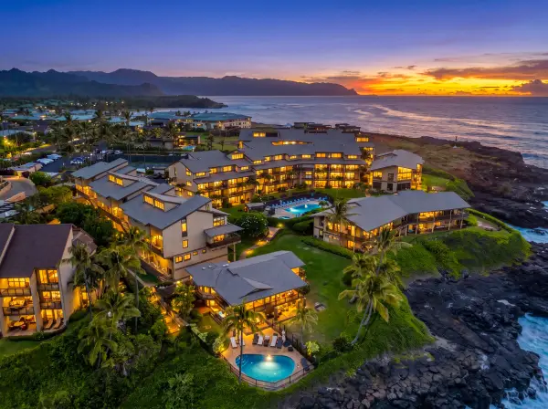 Sunset Views Over The Resort