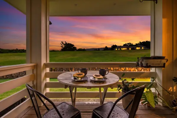 Beautiful sunsets can be seen from the back porch