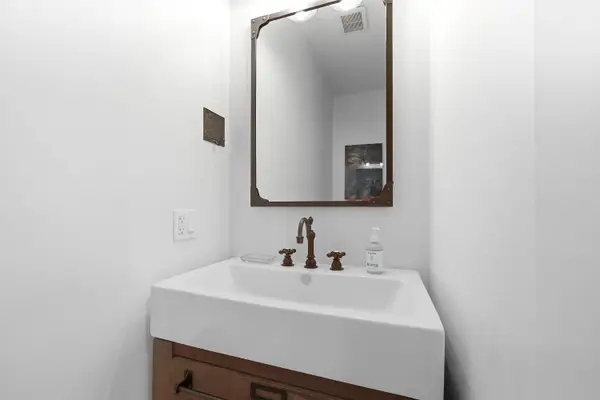 Easy access to a half bathroom