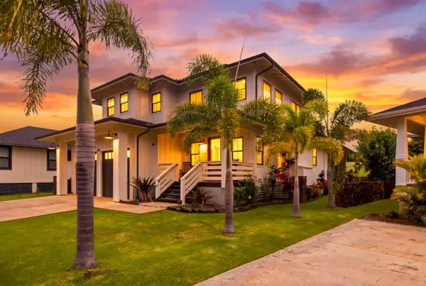 Exterior view with an amazing sunset