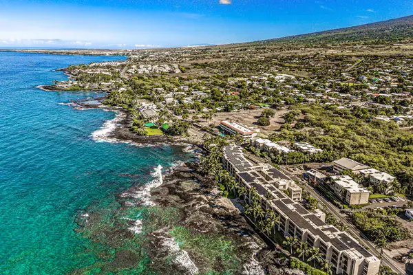 Breathtaking Panoramic Aerial View of the Coastline and Surrounding Area