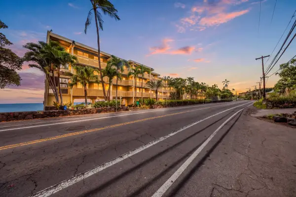 Resort Exterior Along the Coastal Road Glowing at Sunset