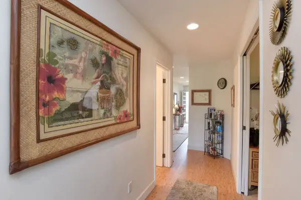Welcoming Hallway With Island Charm