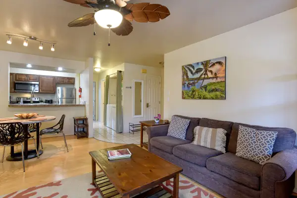 Inviting Living Space With Tropical Views
