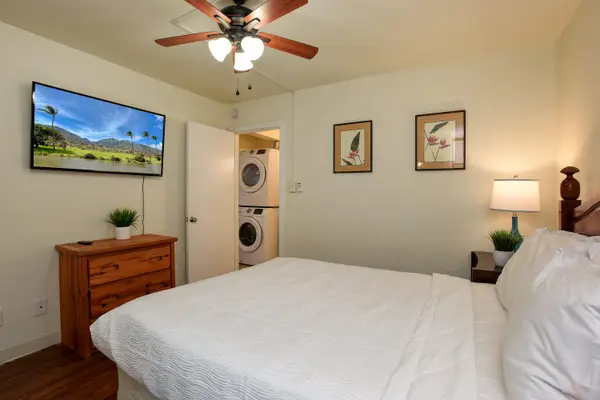 Comfortable Bedroom With Tropical-Inspired Details