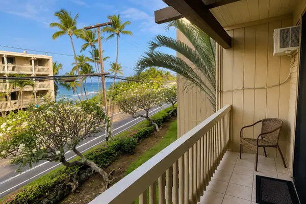 A fantastic view of a slice of the garden and a slice of the sea as you relax