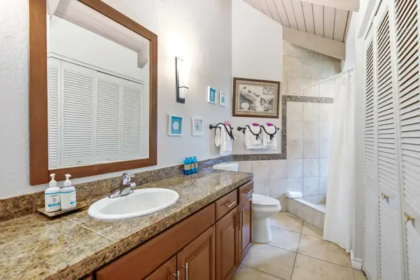Neat bathroom design provides refreshing functionality with attractive modern finishes