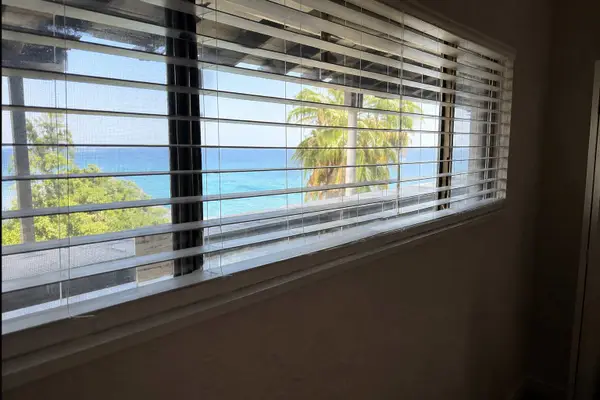 Bedroom with a view of the sea