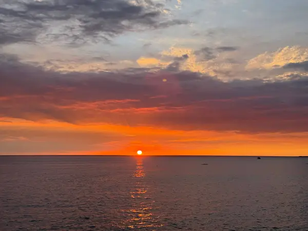 Sunset views from the lanai