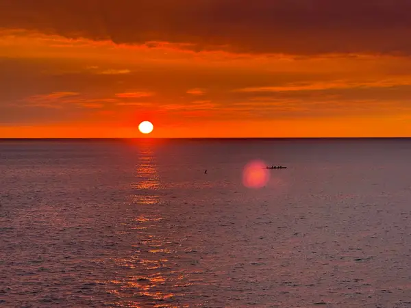 Sunset views from the lanai