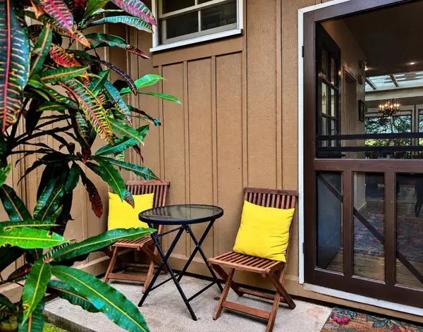 Comfortable and refreshing outdoor seating