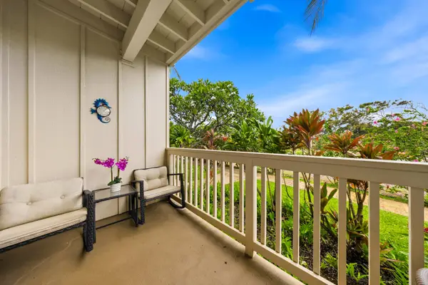 Private Lanai with Seating and Green Views