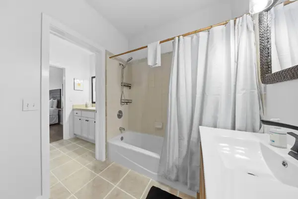 Guest Bathroom with Tub Shower Combo