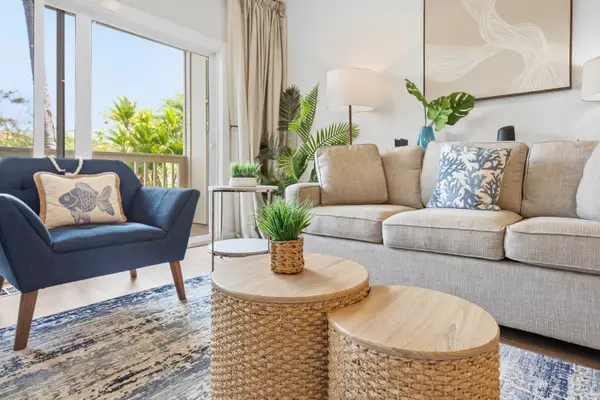Bright and Comfortable Living Room with Tropical Views