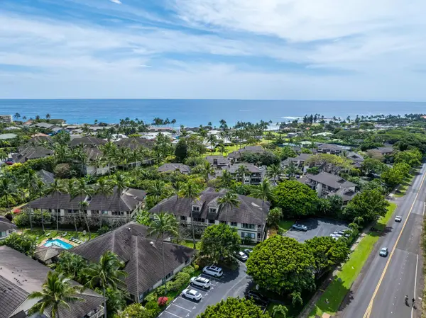Aerial View of Estate Rooftops with Ocean Views Beyond