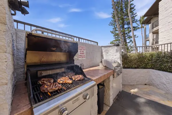 Outdoor BBQ area