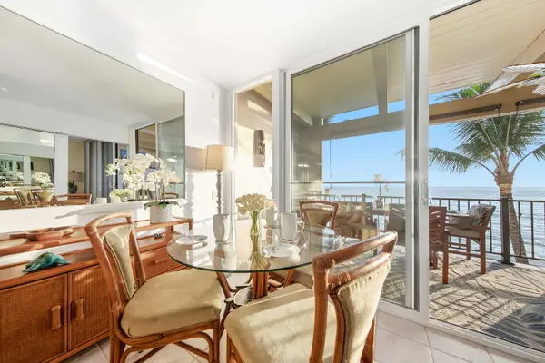 Dining area with ocean views