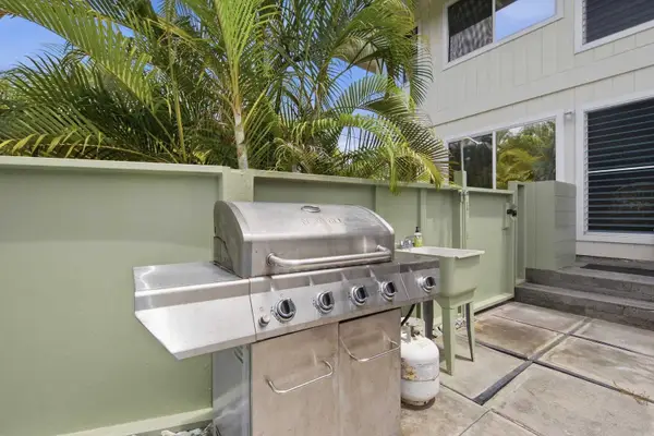Private BBQ in enclosed yard