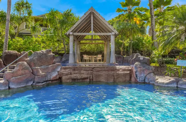 Nihilani Pool has a great pool, with bbqs hot tub etc.