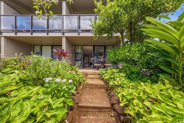 Lanai with garden vibes.