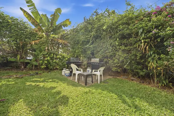 Outdoor BBQ area