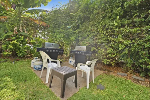Outdoor BBQ area