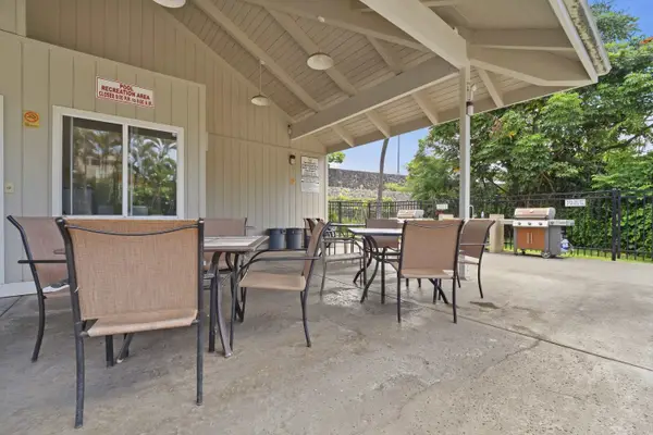 Outdoor dining area