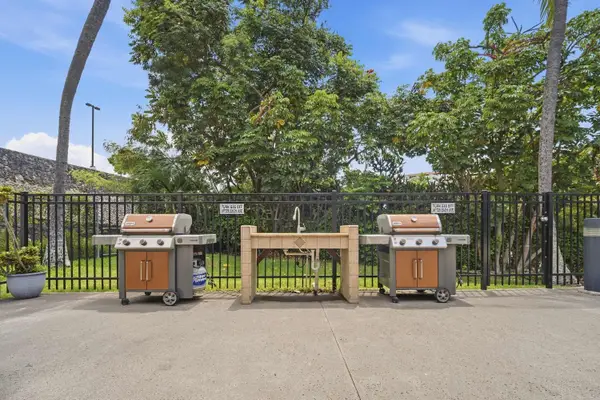 Outdoor BBQ area