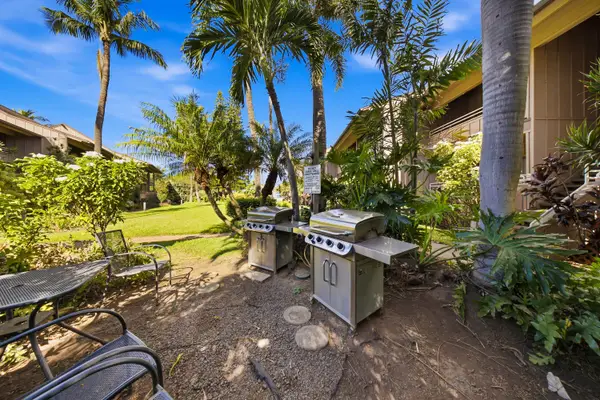 Outdoor BBQ area